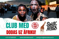 LIELISKI JAUNUMI! Club Med dodas uz ĀFRIKU Latvia Tours - Berga bazārs